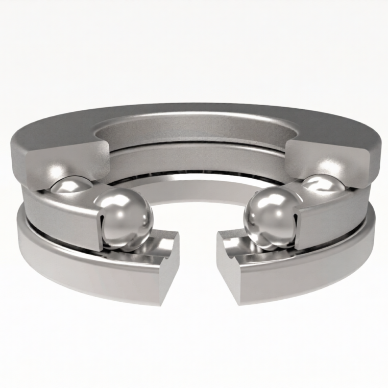 jednoradove axialne gulkove lozisko-ezremove